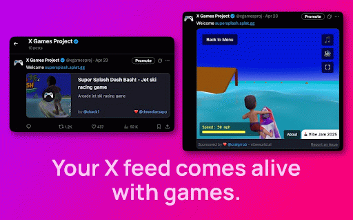 X Games :: Play games right from your X feed.
