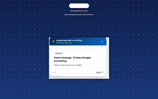 TimePulse – LinkedIn Activity Analyzer :: See the best time to message someone based on their real LinkedIn post activity.