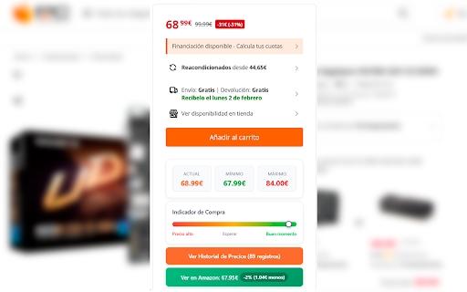 PCComTracker :: Muestra el historial de precios de productos de PCComponentes