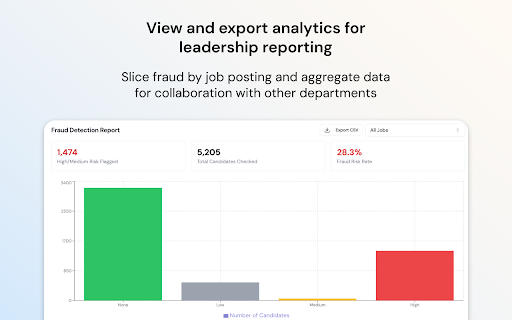 Endorsed FraudShield - Resume & Candidate Fraud Detection Agent :: Automatic candidate fraud detection inside your ATS. Privacy-first. Installs in seconds. No API integration required.