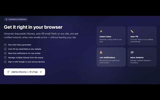 OpenInbox - Create Temporary Email Instantly :: Free temporary email generator. Create disposable inboxes instantly, auto-fill forms & receive verification emails without spam.