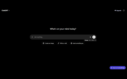 ContextBridge :: Project memory that follows you across ChatGPT, Claude, Gemini and Perplexity. Save snippets, get AI summaries, paste anywhere.