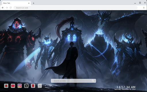 Solo Leveling Shadow King Live Wallpaper :: Solo Leveling Shadow King Live Wallpaper - Live HD video wallpaper for your Chrome new tab.
