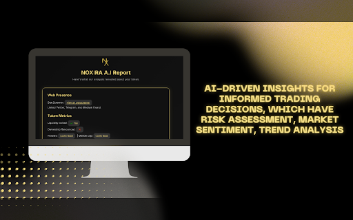 NOXIRA A.I BOT :: Analyze token contracts with AI before you trade.