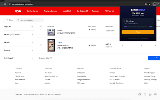 VaultBridge by ShowVault :: Turn your vaulted sports cards into a virtual card store