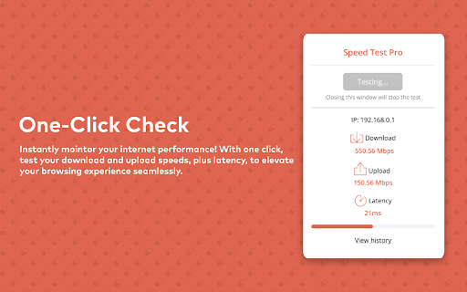 Speed Test Pro :: Check your internet speed with a simple click. Test download speed, upload speed, and latency.