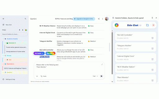 Gemini Folders, Quote, Search, RTL/LTR fix, UI Design & Side-Chat. :: Folders, Quote, Search, Smart RTL/LTR fix, UI designed for maximum comfort and productivity & Side-chat. Updated: 26/05/2026.
