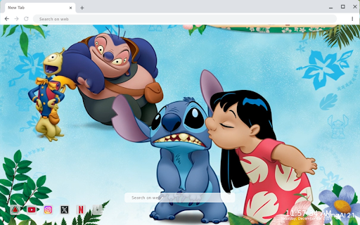 Lilo & Stitch Live Wallpaper :: Transform your new tab with vibrant Lilo & Stitch live HD wallpapers for a delightful and enchanting experience every time!