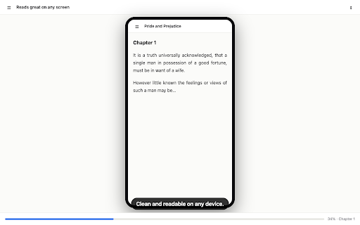 EPUB Reader — Open ePub in Browser :: Open and read EPUB files in your browser — no download, no ads. Vertical scrolling and a clean layout on any device.