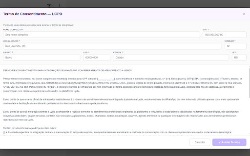 WhatsApp Lydia Pro :: Solução avançada para captura e gestão de mensagens do WhatsApp Web integrado a CRM