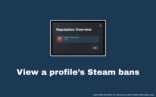 Steam Rep :: Give and check Steam users' reputation points.