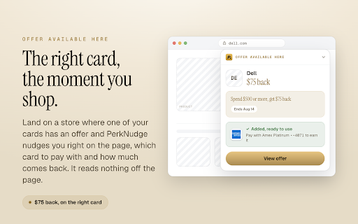 PerkNudge: Card Offers, Points & Miles :: Never miss a card offer or lose a point again. PerkNudge captures your offers and watches your balances so you don't have to.