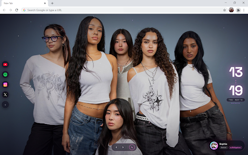Katseye Kpop HD Wallpaper New Tab :: Customize new tab with Katseye wallpaper extension and display Kpop wallpapers in your background.