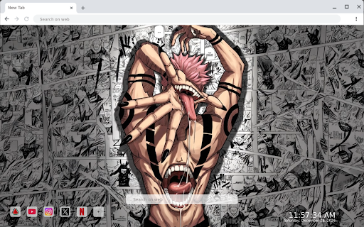 JJK Ryomen Sukuna Curse King Live Wallpaper :: Transform your new tab with JJK Ryomen Sukuna's Curse King live HD wallpapers, bringing vibrant anime art to your browser.