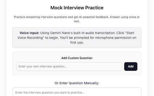 InterviewCoach AI :: AI-powered interview preparation assistant with job description analysis and question generation