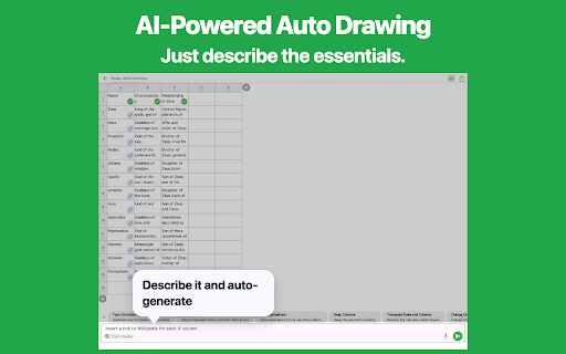 Simple Table AI: Note with AI :: Note as Table / Sheet simply
