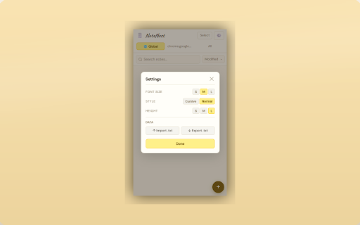 NoteNest :: Site-aware sticky notes that follow you across the web. Pin, sync, and organize notes per page or globally — with markdown support.