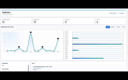 JobNest :: Track job applications locally from your browser.