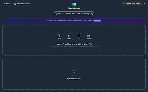 Claude Reader: Free AI Text to Speech with Natural Voices, TTS :: Bring Claude's natural AI voices to your text—instantly read aloud or download high-quality speech for free