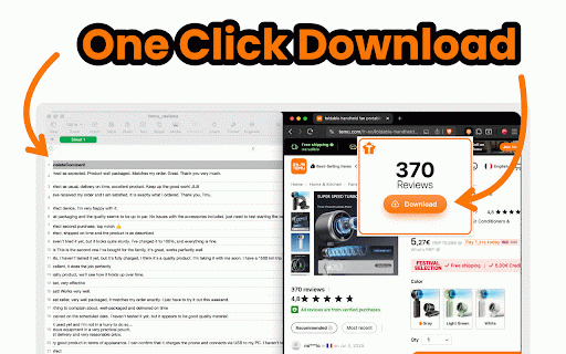 Temu Reviews Exporter :: Temu Reviews Exporter is fast, simple, and FREE to use, try it now!
Easily export Temu product reviews and import them into your…