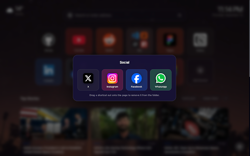 Dial & Digest - New Tab, Speed Dial & News Feed :: New tab dashboard: speed dial shortcuts & folders, live RSS news feed, weather, clock, search bar, custom backgrounds.