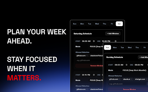 GYLB: Focus, Block & Schedule :: GetYourLifeBack (GYLB): website blocker, focus timer, work schedule, Shorts/feed control, posture reminder, wellbeing breaks.