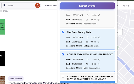 Datemark - Extract Events from Web Pages with AI :: AI-powered tool to automatically extract events from any webpage and add them to Google Calendar in seconds.