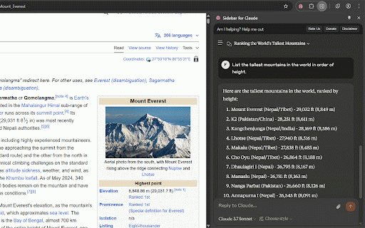 Sidebar for Claude: Privacy First AI Sidebar :: Access Claude AI directly from the browser sidebar