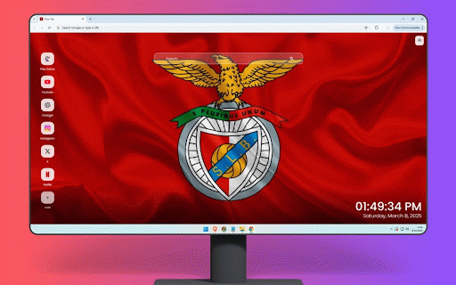 Benfica Wallpaper :: Show your passion for Benfica with a stunning wallpaper featuring the club’s emblem and colors.
