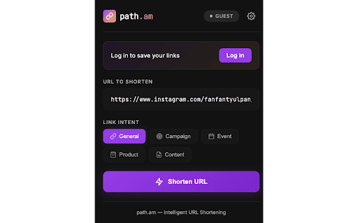 Path.am - Smart URL Shortener :: Instantly shorten any URL with Path.am's intent-aware link shortening. Get analytics, QR codes, and smart preview pages.