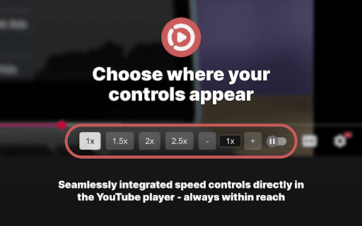 YT Speed Controller :: Control YouTube video playback speed with custom buttons
