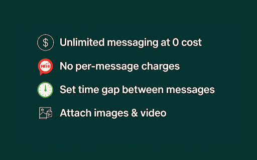 WAbulk: Whatsapp Bulk Message Sender :: WAbulk, WhatsApp bulk message sender helps you send personalized WhatsApp messages to multiple contacts directly from your browser.