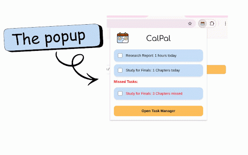 CalPal :: Break tasks into manageable chunks before their deadlines!