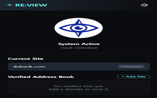 RE:VIEW - Wallet Security Guard :: Double-check before you sign. Smart security agent for EVM & Solana wallets. Anti-drain, Anti-phishing protection.
