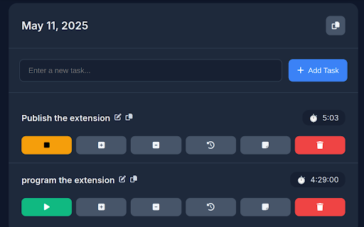 Aryan's Task Tracker :: A simple task tracker with calendar and time tracking.