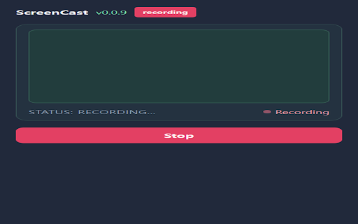 ScreenCast :: Simple screen recorder extension