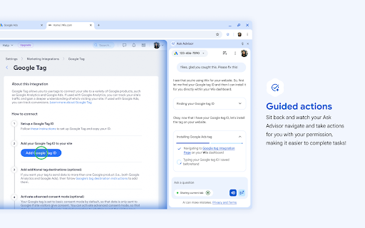 Ask Advisor by Google :: Supercharge your Google Ads strategy with Ask Advisor (formerly Marketing Advisor), an AI agent inside your Chrome browser.
