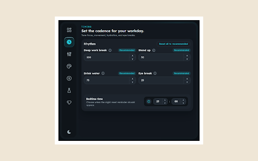 gently :: Gentle productivity reminders for breaks, movement, hydration, weather, and holidays.