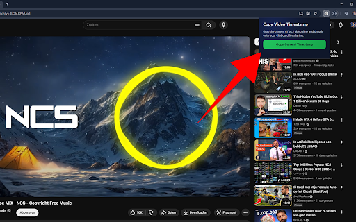 Copy Video Timestamp :: Copies the current playback time of any HTML5 video so you can share exact moments instantly.