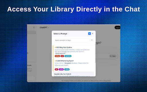 AI Prompt Manager :: Manage and inject prompts across multiple AI platforms.