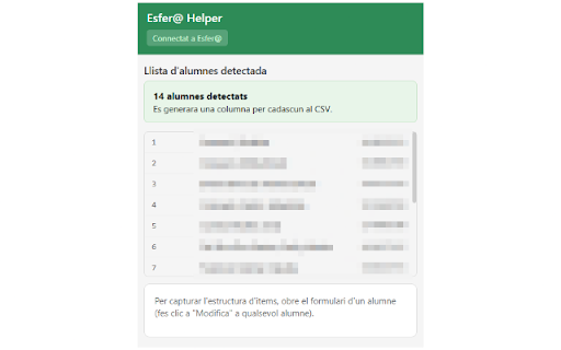 Esfer@ Helper :: Agilitza la introduccio de qualificacions a Esfer@ amb exportacio/importacio CSV i Google Sheets per a docents de Catalunya.