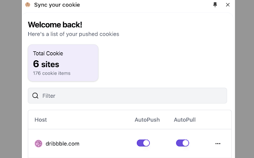 Sync Your Cookie :: A browser extension for syncing cookies and localStorage to Cloudflare KV or GitHub Gist