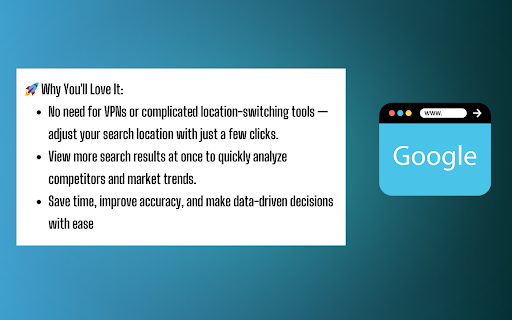 Google Search Location Changer With 100 Result Each Page :: Change Google search results based on location and also custom number of search results