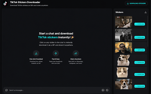 TikTok Stickers Downloader :: Download TikTok stickers easily in original quality