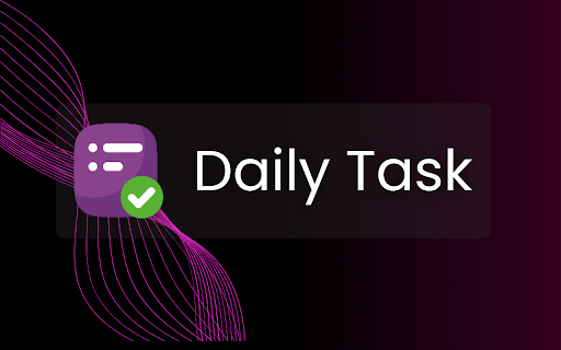 Daily Tasks :: A simple Chrome Daily Tasks extension with local storage support