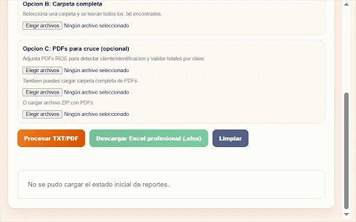 SRI Emitidos Pro - Rodriguez & Asociados :: Descarga y organiza comprobantes emitidos del SRI por contribuyente y mes, con activacion y soporte.