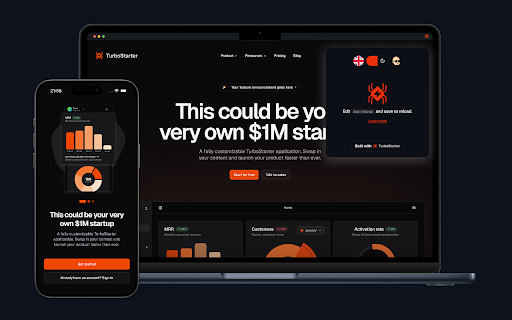 TurboStarter :: TurboStarter is your all-in-one toolkit to quickly build scalable web, mobile, and browser extension applications. With built-in AI…