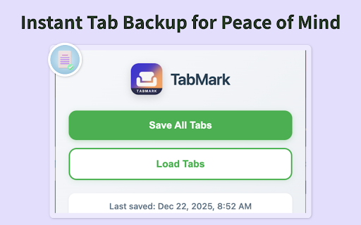 TabMark :: Save all open tabs to a markdown file for later reference