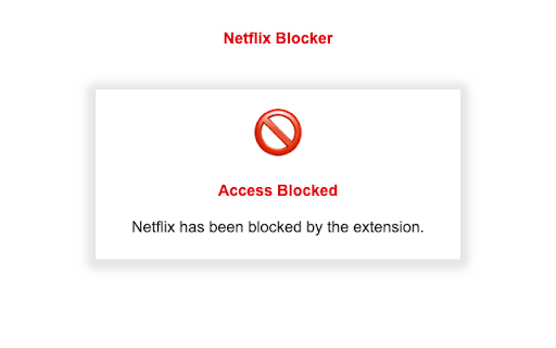 Netflix Blocker :: Blocks access to Netflix