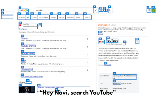 Navi Speech: Voice Controlled Web Navigation :: Navigate tabs, scroll pages, click links, and search Google — all by voice